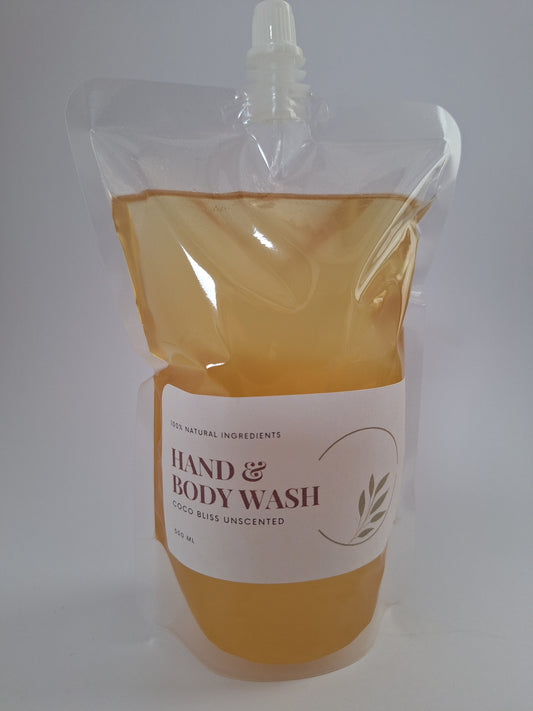 Hand and Body Wash - Unscented - 500ml